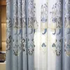 Rideau de luxe épais en Chenille brodé, ombrage pour chambre à coucher et salon, rideaux finis de Style chinois