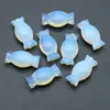 Fashion Healing Opalite Stone Pendant Candy Apple Bone Shaped Nonporous Gemstone Diy Jewelry Accessories grossist