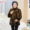 Women's Fur 2022 Winter Women's Fur-Like Mink Coat Vintage Warm Parka Coats Ladies Tpolo Collar Hickened Loose Chic Overcoat Female