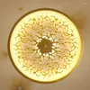 Plafondlampen Kleedkamer LED GOUD Modern ronde goud/zwarte verlichting voor slaapkamer café Lampara Techo