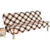 Coprisedie 160-210 Cm Copridivano Letto All-inclusive Fodera Senza Braccioli Pieghevole Tessuto Elastico Protezione Plaid