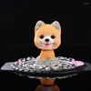 Interieurdecoraties bling strass Regatone schattig puppy hondenauto dashboard ornament schuddend hoofd display decor handgemaakte crystal automatische accessoires