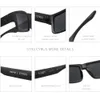 Оптовая мода Cyrus Polarized Sunglasses Square Men Men Eyewear Спортивные зеркальные линзы UV400 защита 4 цвета