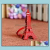 Party Favor Wholesale Creative Key Chain Retro Chains Gifts Set Keyschains France Eiffel Tower Gift Sn1269 Drop Delivery Home Garden Dhy0E