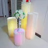 Fashion Wedding Birthday Party Decoration Cake Dessert Table Luminous Origami Roman Column Propose Marriage Site Layout Props