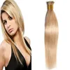 슈퍼 품질 케라틴 헤어 확장 0 8g s 200s 팩 9 색 스틱 I 팁 in hair extensiosn