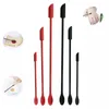 3Pcs/Set household Cake Tools Creative mini multipurpose silicone spoon double head small tip spatula jam cooking cosmetics spatula LK396