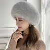 Vinter plysch faux p￤ls beanie hatt kvinnor flicka ￶ronmuffs mode varm m￶ssa basker p￤ls utomhus vindt￤t tjock hatt