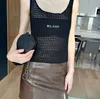 womens designer clothing Womens camis & Tanks Glaid Sleeveless Woman Vests Summer Camis Tees Vest Short Shirt Lady Slim Vests Ice Silk Tops