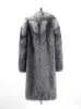 Men's Fur Faux PFHQ Loose Trendy Imitation Mink Hair Coat Fashion Long Big Size Male Clothes 21Q4429 221208