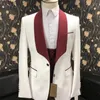 Costumes pour hommes sur mesure matériel de haute qualité col à revers costume de mariage pour hommes Slim Fit affaires formel marié homme fête Blazer