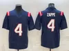 Men Football 9 Matthew Judon Jerseys 10 Mac Jones 4 Jarrett Stidham Color Rush Team Navy Blue Red White Grey Color Brodery and Sying For Sport Fans andningsbara