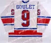 College Hockey Wears Nik1 Birmingham Bulls 9 Michel Goulet Hockey Jersey Brodery Stitched Anpassa valfritt nummer och namn Jersey5152918