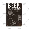 Bierposter geschenk metaal schilderij tiki bar keuken decor en accessoires retro bier muur sticker bord pub decors plaque 20cmx30cm woo