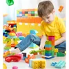 Blocks 500g Marble Race Run Track Large Basic Building Complementary Parts for Bricks Wall Desk Compatible Particle Children Toy 221209