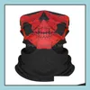 Masques de fête Masque Skl Sports de plein air Ski Vélo Moto Foulards Bandana Anti-poussière Doux Respirant Visage Protection Quotidienne Sn4695 Drop Dhmiu