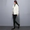 Women's Down Parkas DSad Set Winter Womens White Duck Down Coats Solid Luxury 221208