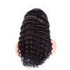 Yirubeauty – perruque Lace Front Wig brésilienne péruvienne, cheveux 100% naturels, Deep Wave, 10-34 pouces, couleur naturelle, densité 180%, 210%, 250%, 13x4