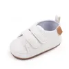 Baby Shoes Newborn Boys Girls First Walkers Kids Toddlers PU Sneakers 0-18 Months Gift