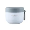 Ensembles de vaisselle petit déjeuner tasse bol à soupe avec couvercle en plastique Portable avoine tasse tasses conteneurs large café joint anti-fuite