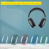Para AirPods Max 5.3 Ear￳veis Bluetooth AirPods Pro 2 AirPods 2 Case de silicone com fones de ouvido