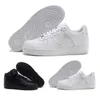 Chaussures de course de créateurs Black Airforce 1 Sneakers d'entraîner blanc pour hommes et femmes A1