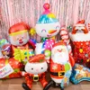 Dekoracja imprezy 2022 Wesołych Świąt balony Święty Mikołaj Snowman Navidad Tree Globos na domowy balon