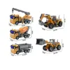 Elektro-/RC -Auto RC Trucks Mini Fernbedienung Bulldozer 1 32 Kunststofftechnik Muldenkipper Crane Baggermodell Elektrofahrzeug Spielzeug Geschenk 221209