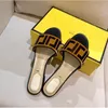 أحذية الجودة البني الزوكا Zucca Velvet Slide Sandals للنساء النعال زلة مسطحة على أحذية شقق صندل مفتوحة مصممين فاخرة شرائح الشبهة المصنع الأحذية 43