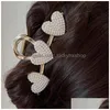 Klammern Love Clamp Perle Diamant Klaue Clip Frauen Koreanische Schmetterling Haarspangen Vergoldet Niedliche Schmuck Ornamente 5948 Q2 Drop Lieferung Dhlyr