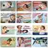 Küche Frau Metall Malerei Bar Pub Dekor Plaque Zeichen Vintage Handwerk Home Decor Gemälde Plaques Kunst Pin-up Poster 20 cm x 30 cm Woo