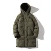 Herr ner parkas mäns långa kappa stor storlek 7xl 8xl vinter bomull vadderad jacka överdimensionera huva parka ytterkläder tjock varm vindbrytare man 221208