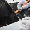 Car Wash Solutions Carbon Fiber Magnetic Stick Squeegee Sticker Film Cutter Graver Sculpture Knife Blades Vinyl Wrap Auto Window Tint Tool