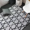Carpets European Zebra Geometric Printed For Living Room Non-slip Area Rugs Bathroom Modern Fashion Floor Carpet Door Mats