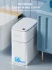 Afvalbakken Smart Sensor Prullenbak CAN INDUCTIE AUTOMATISCHE ZUCHT TAG VERKLACHT BIN LICHT Keuken Slaapkamer Toilet Waterdichte emmer met deksel 221208