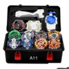 Spinning Top Gold Takara Toma Launcher Beyblade Burst Arean Bayblade Bables Set Box Bey Blade Toys for Child Metal Fusion Gift LJ20 Dhpbn