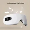 Massager Eye Mask Smart Vibratore Compress Bluetooth Musice Care Care A fatica Rilievo Dispositivo pieghevole USB Carica 221208