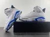 Jumpman 6s Basketball Man Sneakers Buty Sport Blue 384664-107 mają duży rozmiar 12-13 z podwójnym