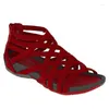 Sandals Summer Women Casual Ladies Wedges Round Toe Hollow Breathable Open Female Shoes Rome Sandalias Solid Color