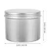 Emballage cadeau Conteneur Boîtes Tin Jar Métal Cire Stockage Cookie Perles d'aluminium Boîte à thé Soja Faire fondre le sucre rond peut vider le support Makingjars Tinplate