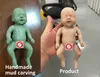 Poupées 7" Boy Micro Preemie Full Body Silicone Baby "Joseph" Réaliste Mini Reborn Surprice Enfants AntiStress 221208