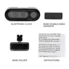 Décorations intérieures Mini voiture horloge électronique montre l'heure tableau de bord automatique horloges thermomètre lumineux noir affichage numérique accessoires