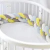 Bedrails geboren vlecht knoop kussenkussen voor kinderwieg bescherme bescherming COT Room Decoratie tiener 221209