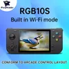 Jogadores de jogos portáteis POWKIDDY RGB10S Tela IPS OGA de 3,5 polegadas Open Source Handheld Game Console RK3326 3D Joystick Trigger Button Presentes para crianças