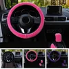 Steering Wheel Covers Decoration Cover Handbrake &Gear Knob Accessories Car Kit Velveteen Winter