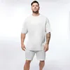 Erkek Tişörtleri Moda Erkekler Büyük Boy Kısa Kollu Kafa Günlük Giyim Vücut Geliştirme Fitness Tayt Spor Salonu Spor Tshirt