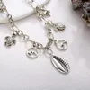 Bracelets de cheville Unique étoile de mer conque mer vague pendentif chaîne cheville pour femmes été plage accessoires métal coquille cheville Bracelet jambe bijoux