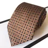 Business Designer Herren Seidenhals Krawatten Kinny Slim Schmale Tupfen gepunktete Buchstaben Jacquard gewebte Krawatten mit Kiste