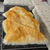 السجاد Varmhus فاخرة فوكس ناعمة الاصطناعية من جلد الغنم Lambskin Fluffy طبيعية طويلة الصوف الفراء كرسي غطاء السجاد حصير غرفة نوم قابلة للغسل