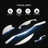 Full Body Massager Stainless Steel Fascial Knife Sets Muscle Massage Scraper GuaSha Board Relax Pain Relief Fitness Sports 221208